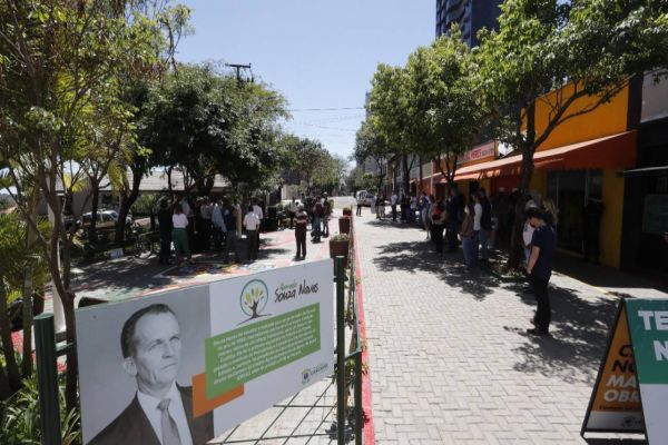 Revitalização no centro cria Alameda Souza Naves e transforma espaço público