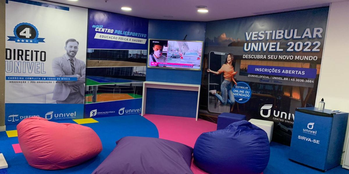 Univel inaugura espaço de convivência interativo no Cascavel JL Shopping