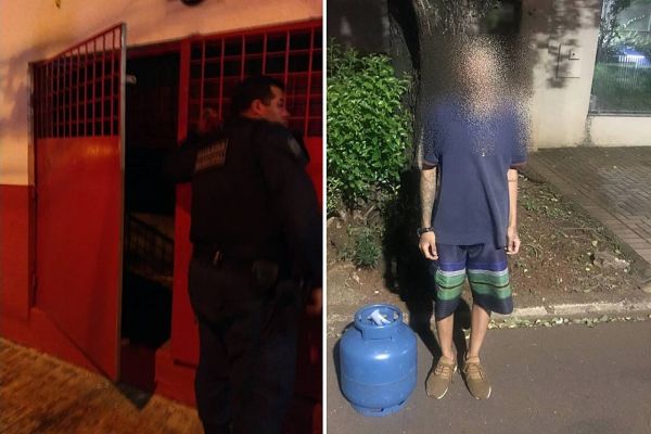 Guarda Municipal detém jovem com botijão de gás furtado na Rua Osvaldo Cruz