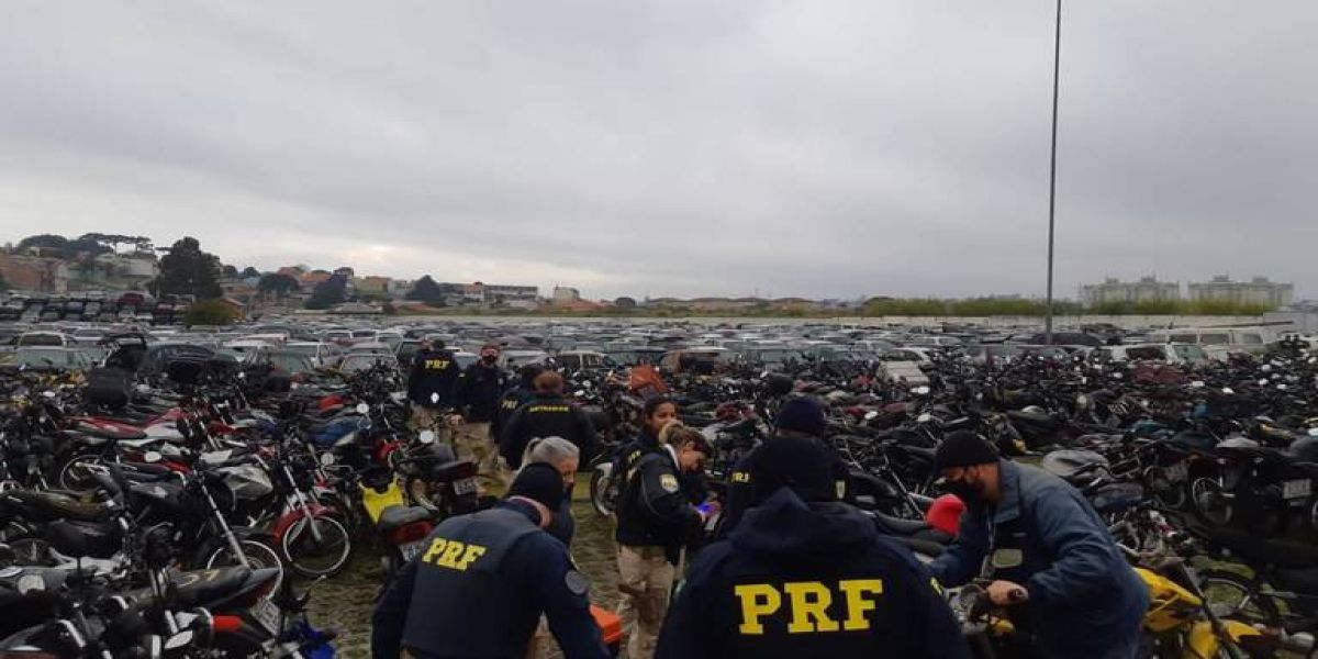 PRF realiza leilão virtual de veículos retidos em todo o Paraná