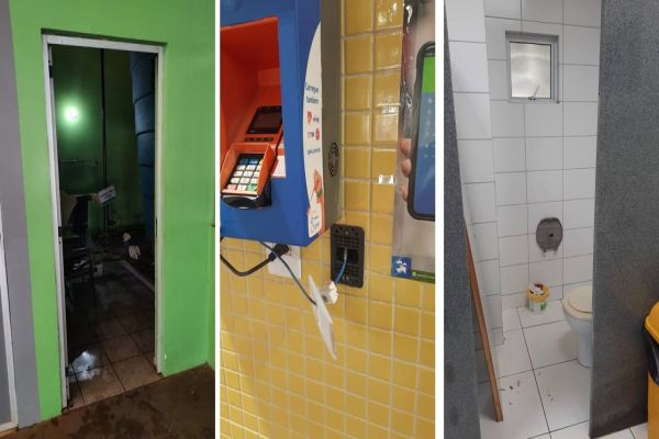 Imagem referente a notícia: Terminais Sul e Sudoeste são alvos de vandalismo; Até as portas dos banheiros foram arrancadas