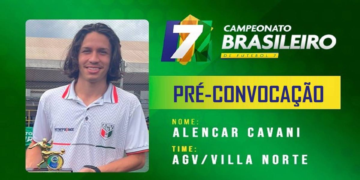 Atletas cascavelenses fazem parte da pré convocação da Seleção Brasileira de FUT7