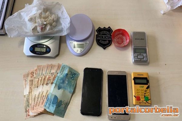 Casal é preso pelo Denarc de Cascavel por tráfico de drogas na Penha em Corbélia