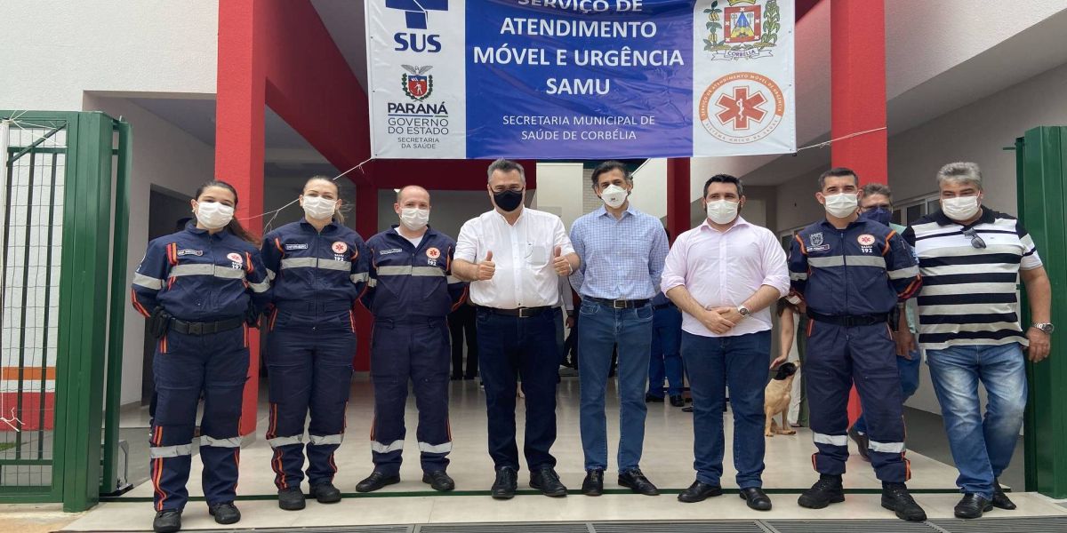 Governo inaugura base do Samu e Centro de Especialidades em Corbélia