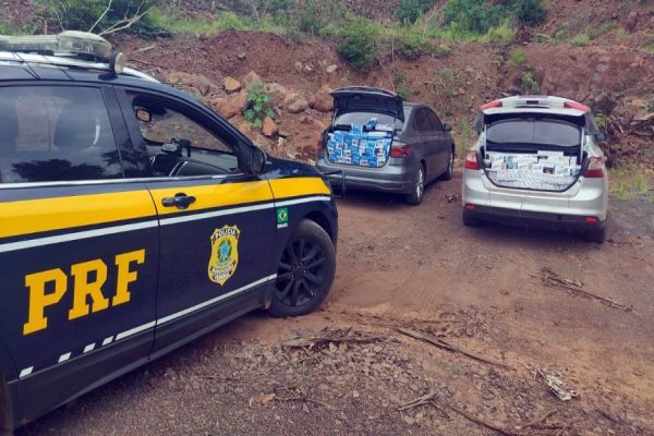 Operação Égide: PRF apreende 50 mil maços de cigarros contrabandeados no Paraná
