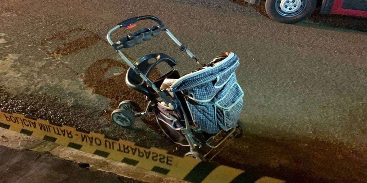 Mãe e filha são atropeladas por moto no Bairro Santa Felicidade em Cascavel