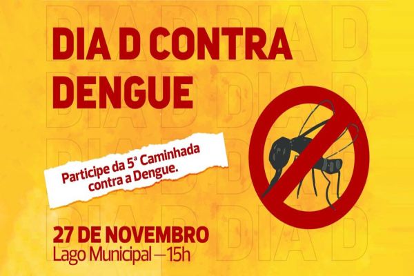 Atividades marcarão o "Dia D" de combate ao Aedes aeypti em Cascavel