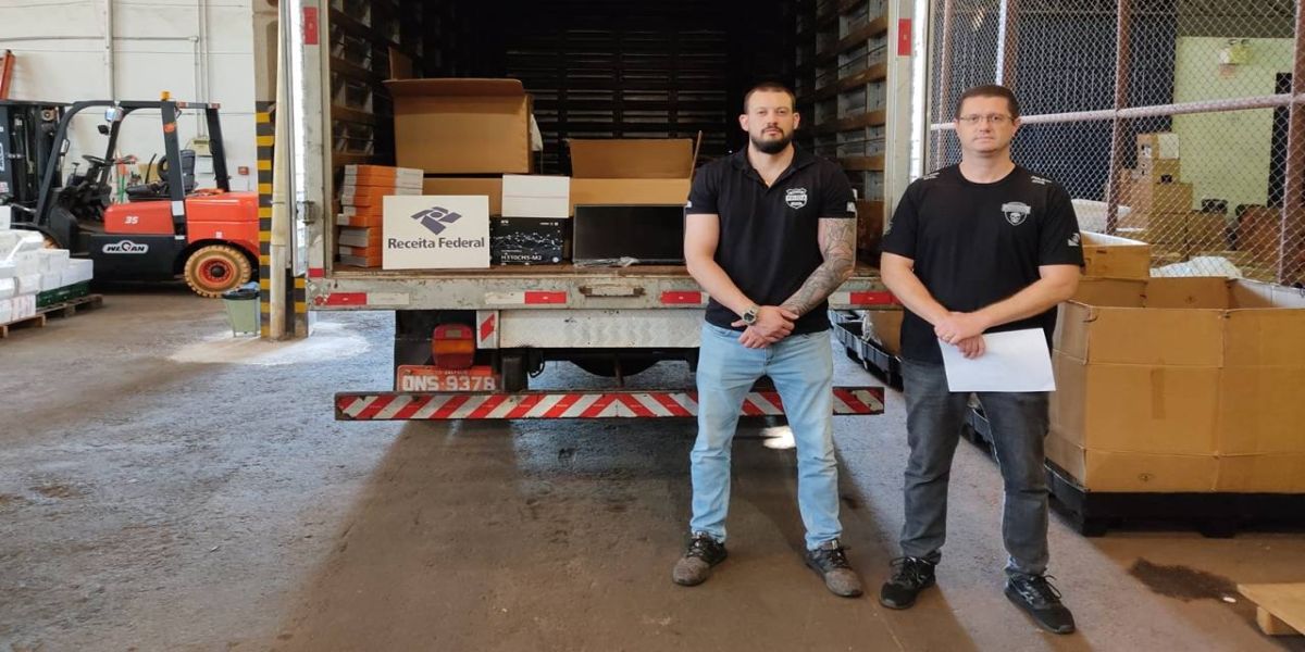Delegacia de Homicídios de Cascavel recebeu diversos equipamentos em doação da Receita Federal