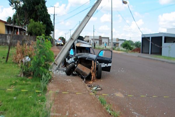 Criança que se feriu no acidente em Assis é levada de helicóptero para Cascavel