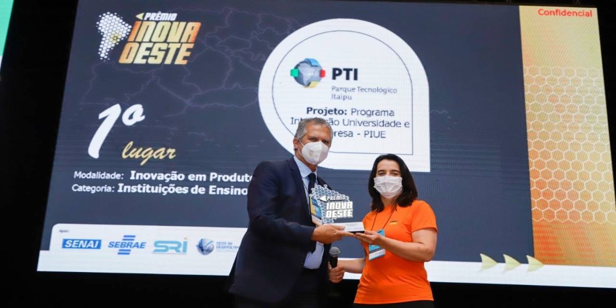 Ação de convênio entre Itaipu e PTI recebe Prêmio Inova Oeste 2021