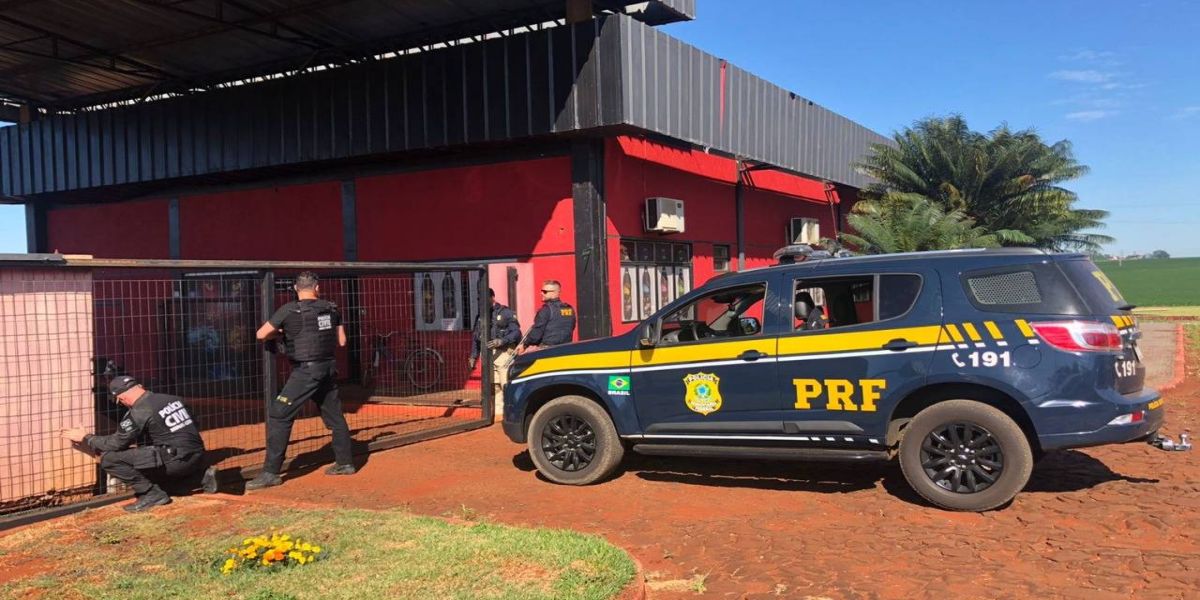 Ação conjunta Polícia Civil de Minas Gerais e PRF dá cumprimento a mandados de busca no Paraná