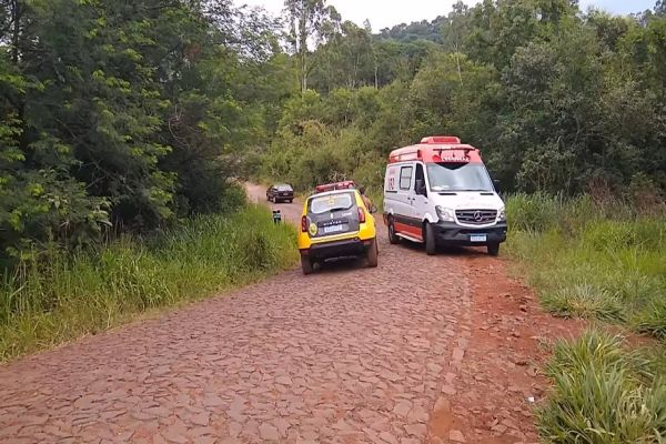 Homem é encontrado morto na estrada Linha Gonçalves Dias em Santa Tereza do Oeste