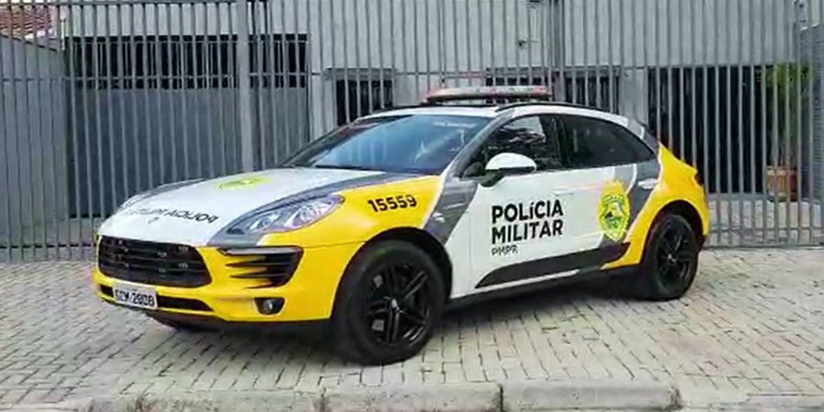 Porsche apreendido em operação contra “trafigata” vira viatura no Paraná