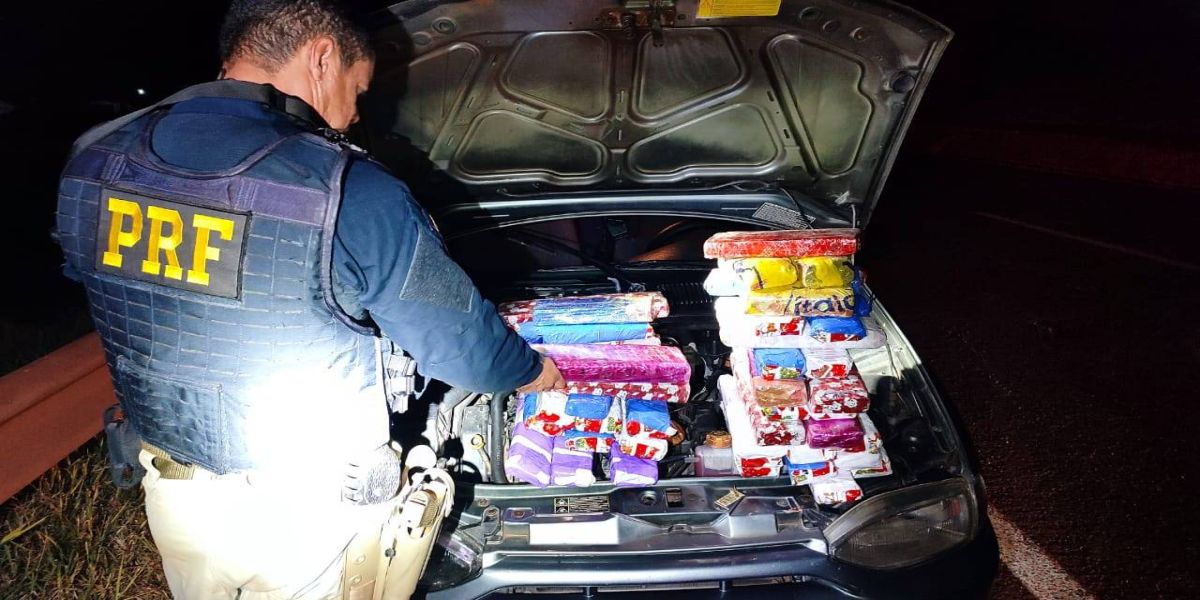 Homem preso com 35kg de maconha em Toledo se identificou como ex-prefeito de Itaipulândia, diz PRF