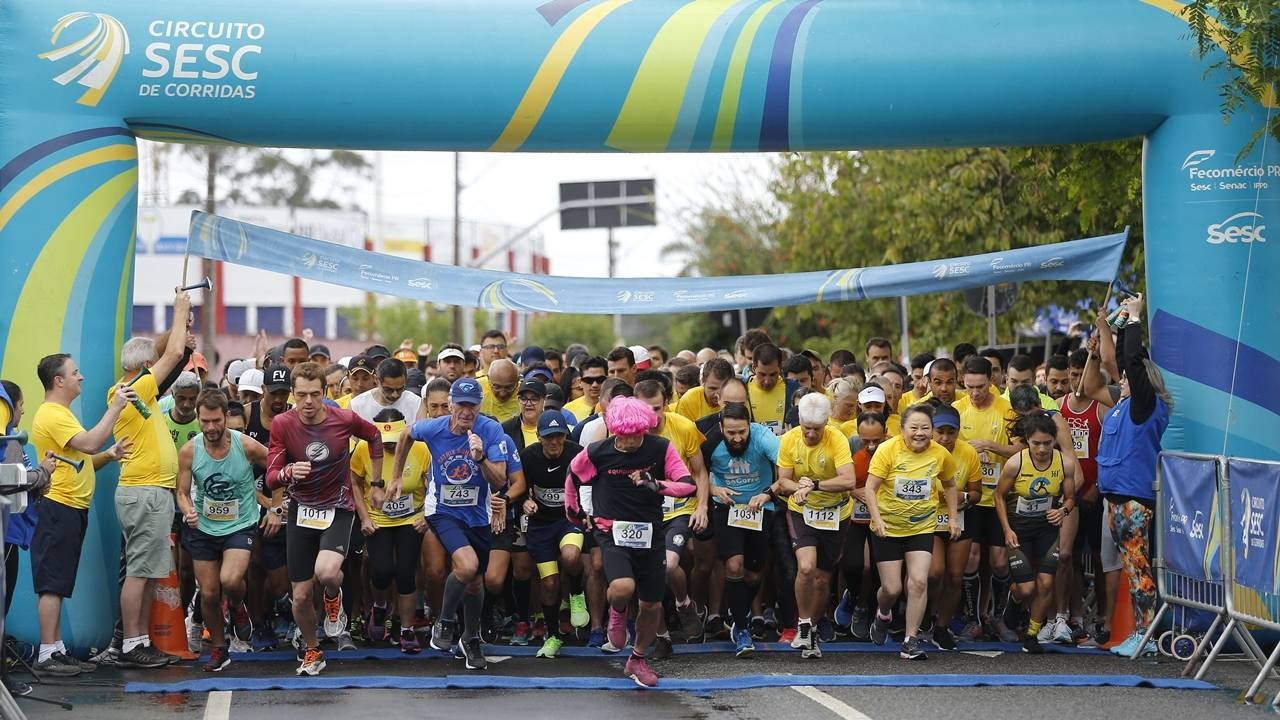 Sesc PR divulga calendário do Circuito Sesc de Corridas 2022