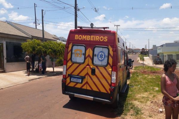 Jovem de 15 anos sofre queimaduras durante brincadeira com álcool no Loteamento Florais do Paraná