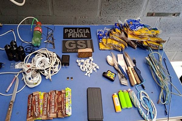 Grupo de Segurança Interna realiza inspeção na unidade prisional de Laranjeiras do Sul