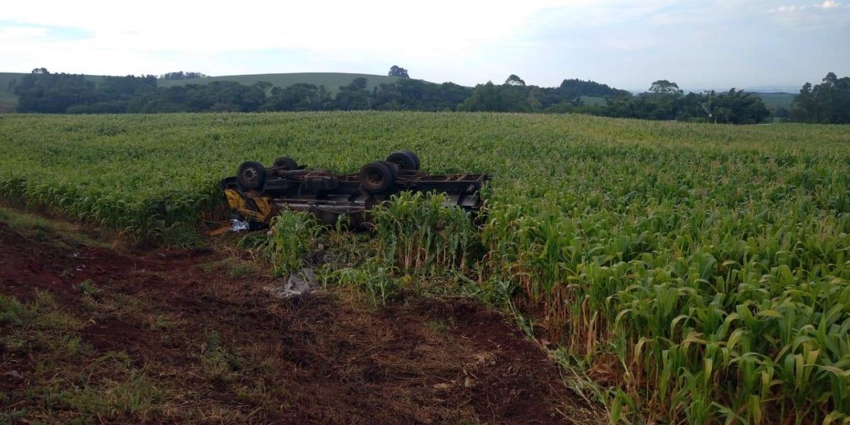 Motorista morre em acidente na PR-281 entre São João e São Jorge D’Oeste