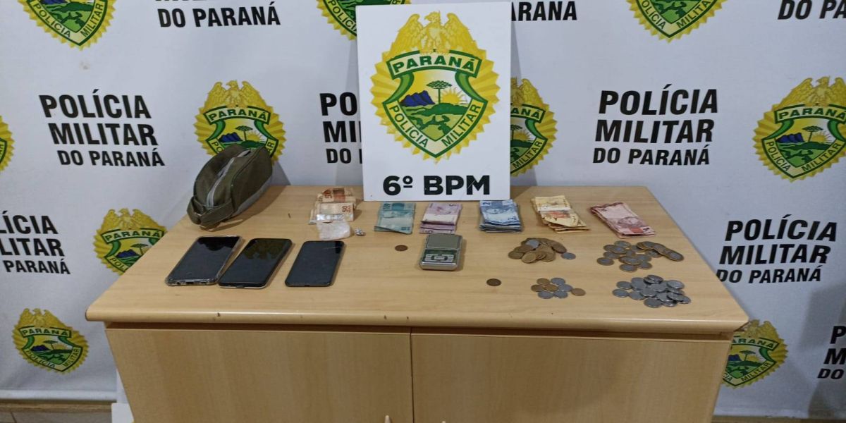 Três pessoas são detidas pela Polícia Militar por Tráfico de Drogas na Avenida Brasil