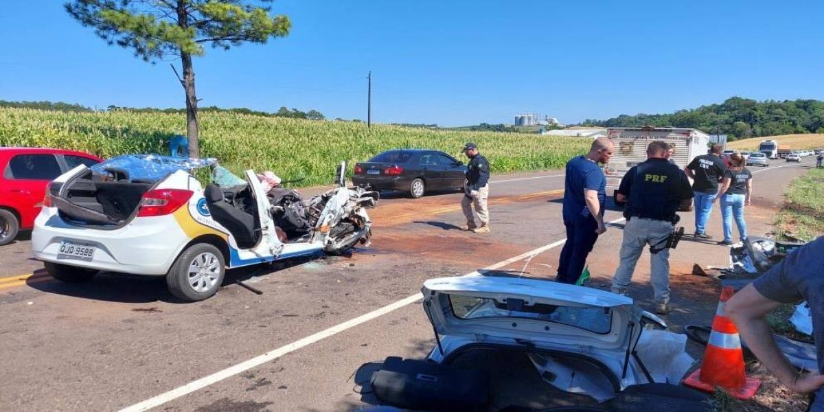 Jovem de 18 anos morre em grave acidente na BR-163 entre São Miguel do Oeste e Guaraciaba