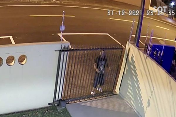 Câmera de segurança registra dupla furtando imóvel no centro de Cascavel