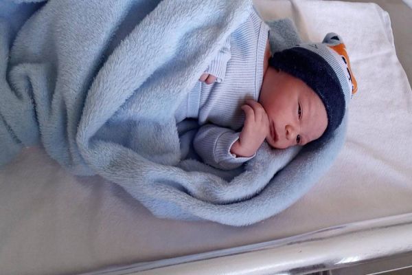 Nicolas é o primeiro bebê a nascer no Huop em 2022