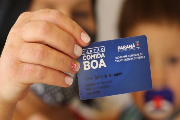 Mais de 50 mil famílias já utilizam o Cartão Comida Boa no Paraná