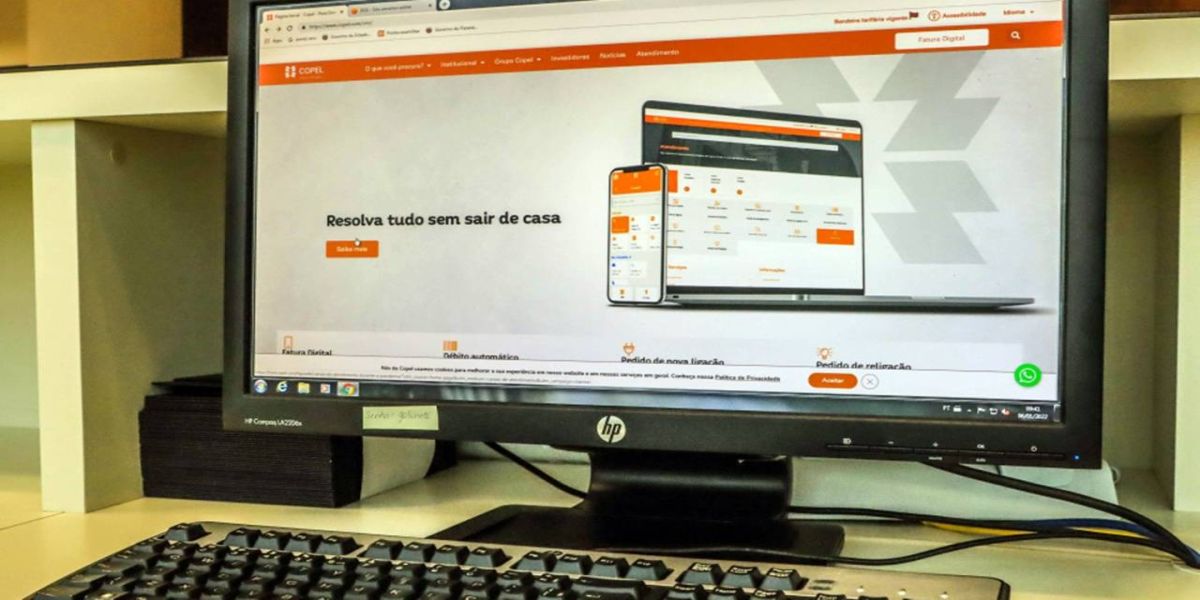 Copel lança novo site para facilitar a vida dos clientes