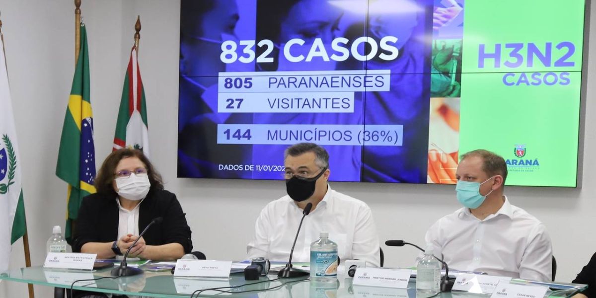 Paraná declara estado de epidemia de H3N2 e reforça importância da vacinação