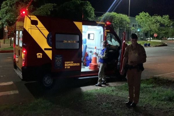 Imagem referente a notícia: Homem é ferido por objeto cortante após discussão no Loteamento Santa Fé em Cascavel