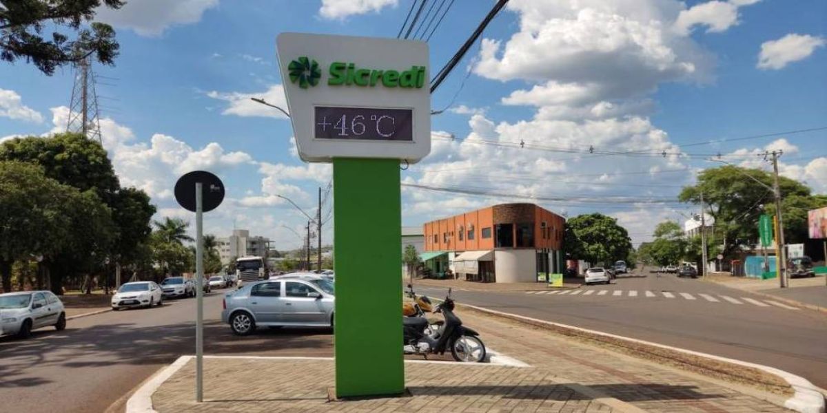 Termômetro central de Capanema registra 46 Graus