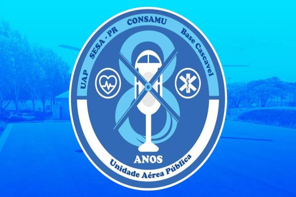 Aeromédico completa 8 anos vocacionado para salvar vidas