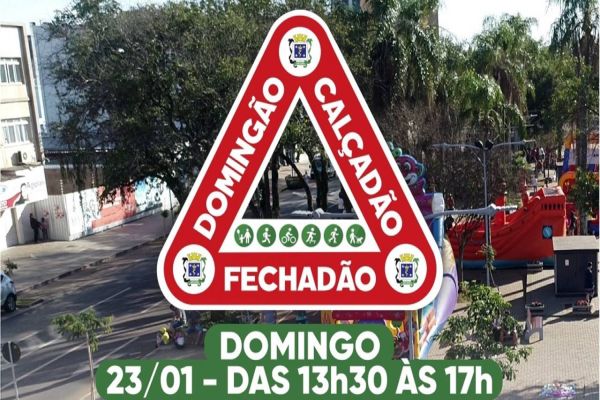 Domingo tem Feira do Teatro e Domingão no Calçadão