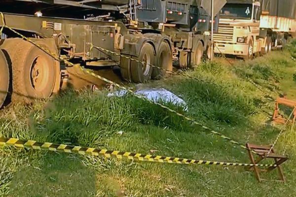 Homem de 47 anos morre após ser atingido na cabeça por caçamba de um caminhão na BR-163
