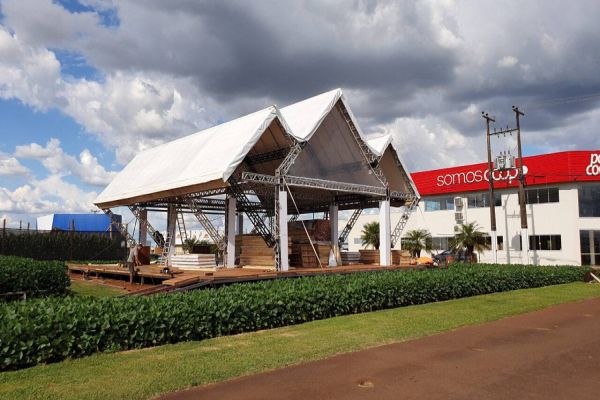 Show Rural: Montagem de estandes já cumpriu 65% do cronograma