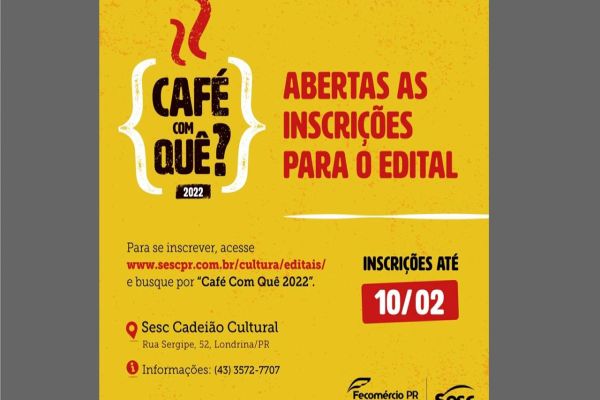 Sesc PR lança edital e seleciona propostas de debates culturais