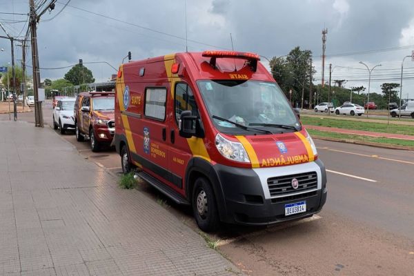 Imagem referente a notícia: Idoso de 69 anos sofre TCE grave após ser atropelado na Avenida Brasil