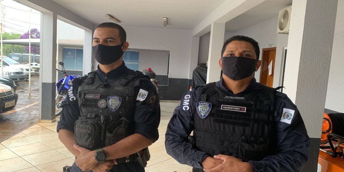 Servidores da Guarda Municipal de Cascavel ajudam salvar bebê afogado com leite materno