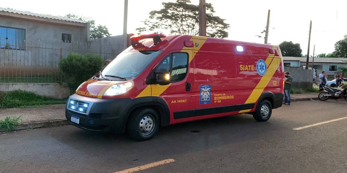 Colisão frontal deixa motociclista ferido no Bairro Interlagos