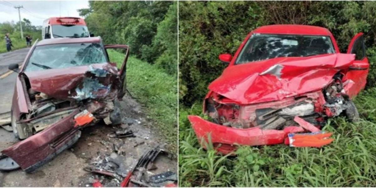 Bebê que viajava no colo da mãe morre em acidente no interior do Paraná