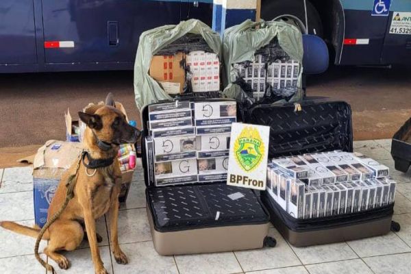 BPFRON apreende produtos estrangeiros em Cascavel