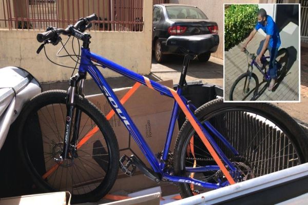 Internauta pede ajuda para localizar bicicleta furtada no centro de Cascavel