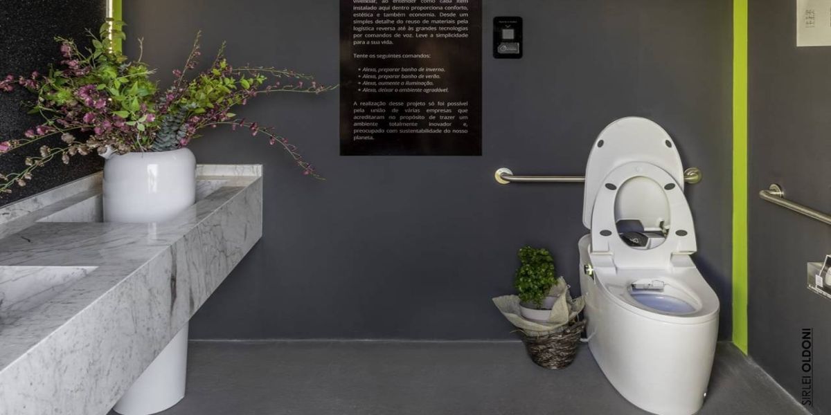 Banheiro Inteligente vira atração no Show Rural Digital