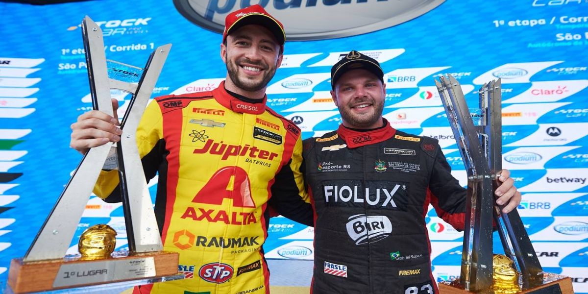 Stock Car Pro Series: Jovem dupla "Casagrande e Robe" vence Corrida de Duplas em Interlagos