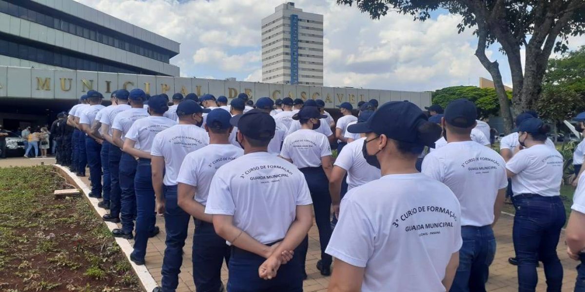 Solenidade marca os cinco anos de atuação da Guarda Municipal em Cascavel