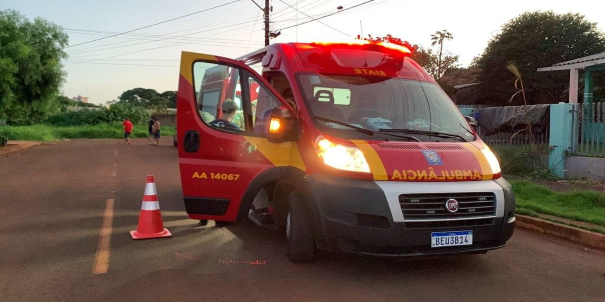 Homem cai de telhado no Bairro São Cristóvão em Cascavel
