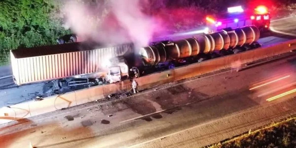Acidente envolvendo seis veículos deixa duas vitimas fatais na BR-277 em São José dos Pinhais