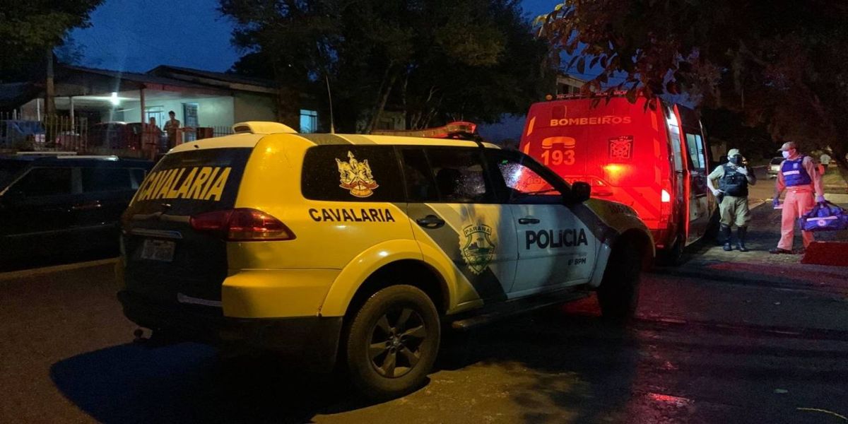 Duas pessoas são atingidas por disparos de arma de fogo no Bairro Santa Cruz em Cascavel