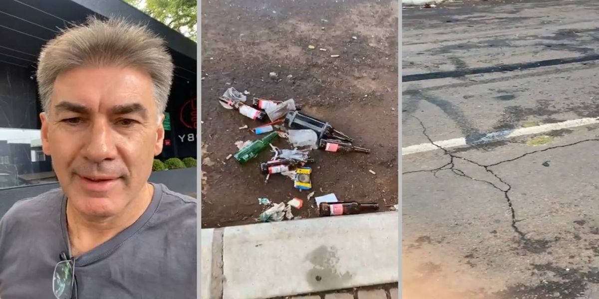 Paranhos faz live revoltado com “Baderna na Rua Paraná” e irá promover fiscalização intensa