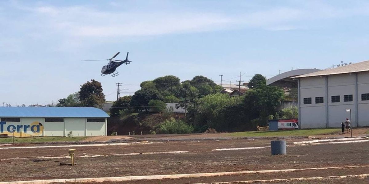 Criança atacada por cobra na prainha de Quedas do Iguaçu é transferida de helicóptero a Cascavel